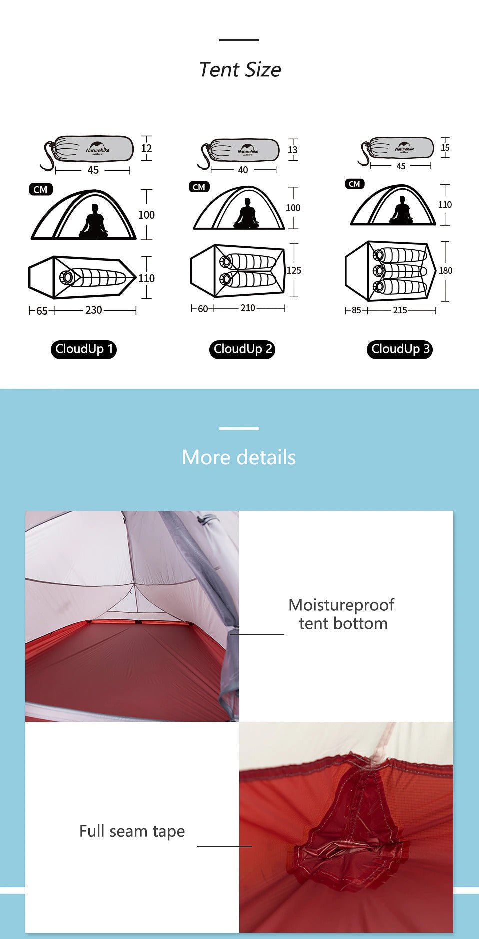 Lightweight Rainproof Outdoor Climbing Tent