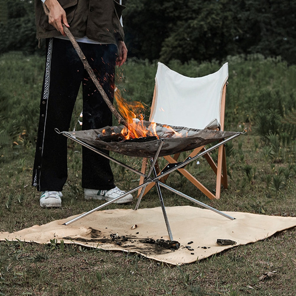 Fireproof Mat for Outdoor Patio and Deck Fire Pit